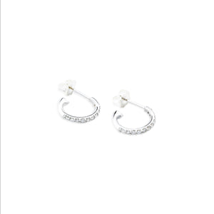 Diamond Hoop Earring