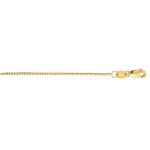 14K Gold 045 Box Chain Gold Necklace